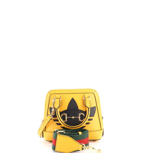 x Adidas Horsebit 1955 Top Handle Bag Leather with Applique Mini