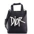 Dior x Shawn Stussy D-Dior Tote Leather with Applique Small