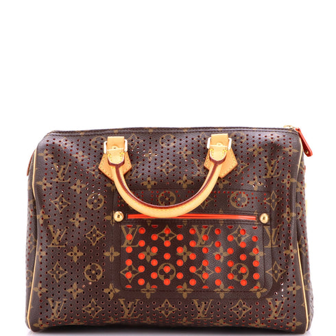 Speedy Handbag Perforated Monogram Canvas 30