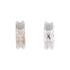 B.Zero1 Hoop Earrings 18K White Gold Small