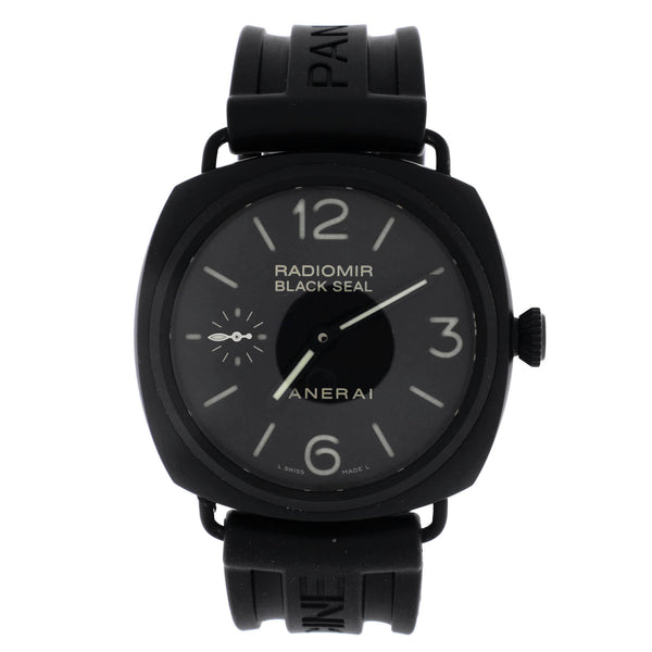 Radiomir Black Seal Manual Watch Stainless Steel and Rubber 45