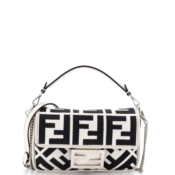 Baguette NM Bag Zucca Jacquard Denim Mini