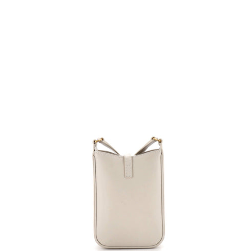 Le 5 a 7 Vertical Shoulder Bag Leather Mini