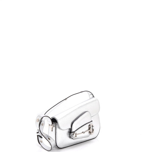 Horsebit 1955 Asymmetric Shoulder Bag Leather Small