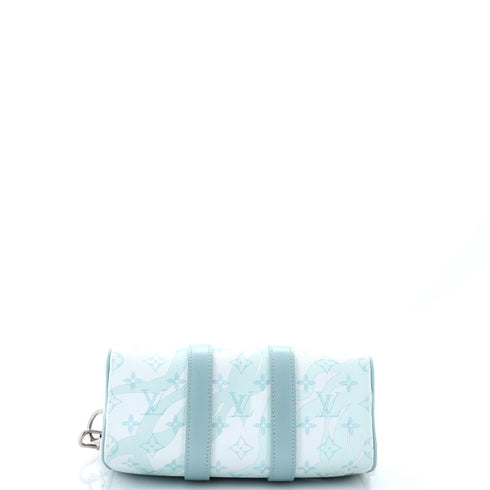 Keepall Bandouliere Bag Limited Edition Aquagarden Monogram Canvas 25
