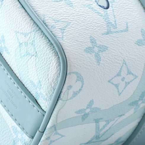 Keepall Bandouliere Bag Limited Edition Aquagarden Monogram Canvas 25