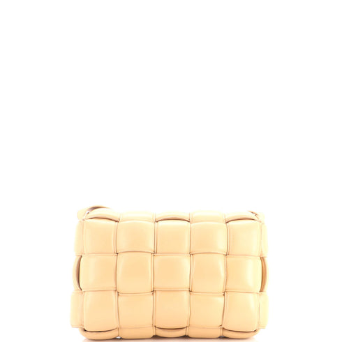 Cassette Crossbody Bag Padded Maxi Intrecciato Leather