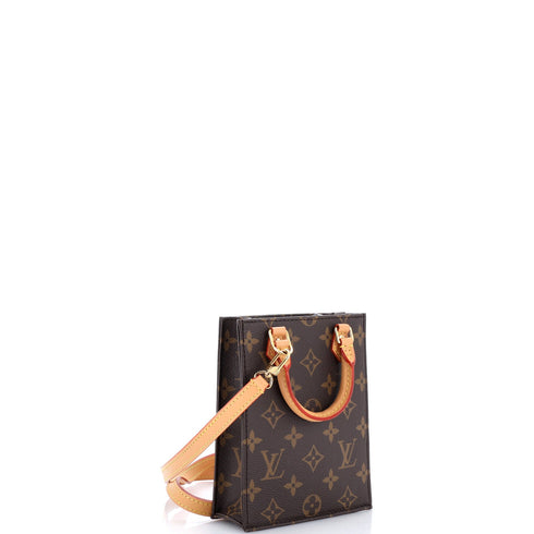Petit Sac Plat Bag Monogram Canvas