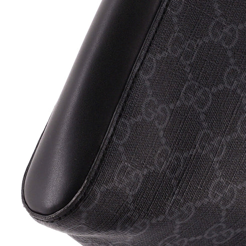 Web Strap Front Zip Messenger Bag GG Coated Canvas Medium
