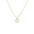 Sweet Alhambra Pendant Necklace 18K Yellow Gold and Mother of Pearl