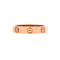 Love Wedding Band 1 Diamond Ring 18K Rose Gold with Diamond