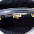 Peekaboo Bag Rigid Leather with Zucca Velvet Interior Regular
