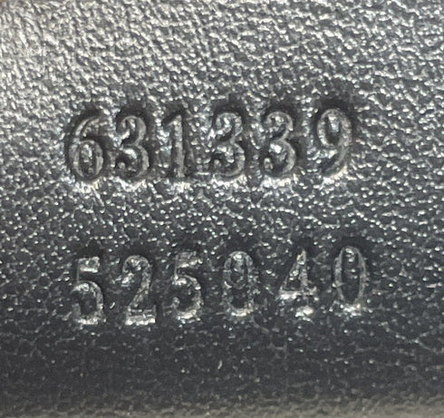 Double Belt Bag GG Embossed Perforated Leather