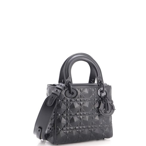 My ABCDior Lady Dior Bag Diamond Motif Cannage Calfskin Small