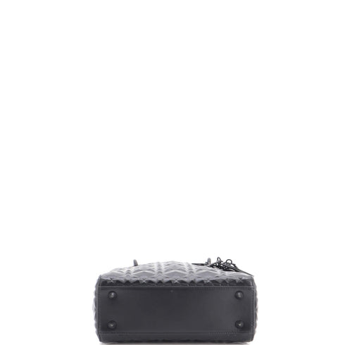 My ABCDior Lady Dior Bag Diamond Motif Cannage Calfskin Small