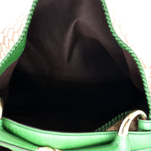 Horsebit Hobo GG Canvas Large
