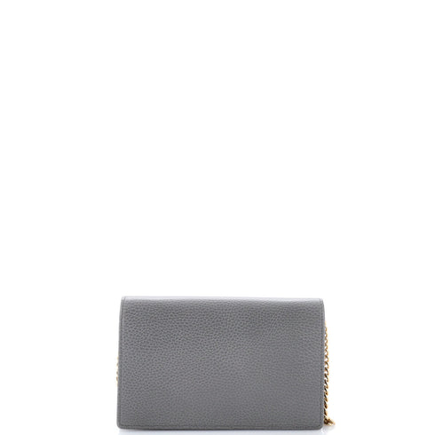 Petite GG Marmont Chain Wallet Leather Mini