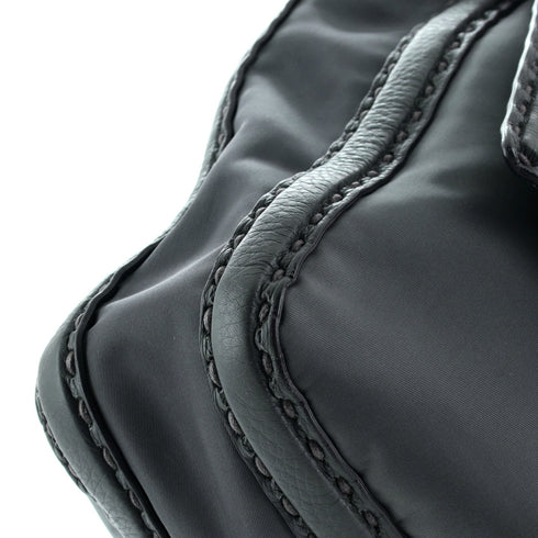 Baguette Flap Messenger Bag Nylon Large