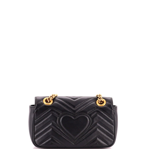 GG Marmont Flap Bag Matelasse Leather Mini