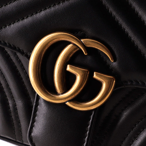 GG Marmont Flap Bag Matelasse Leather Mini