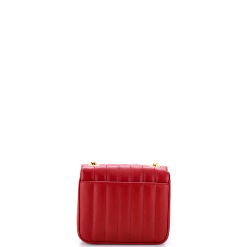 Vicky Crossbody Bag Vertical Quilted Leather Small