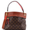 Tuileries Besace Bag Monogram Canvas with Leather