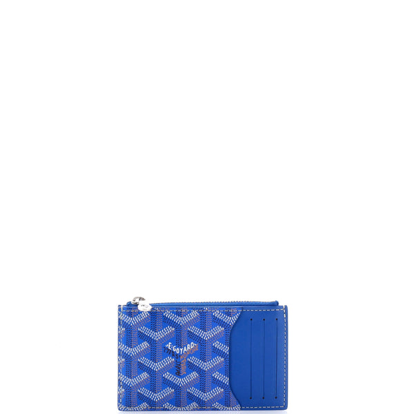 Bourbon Zipped Card Holder Coated Canvas