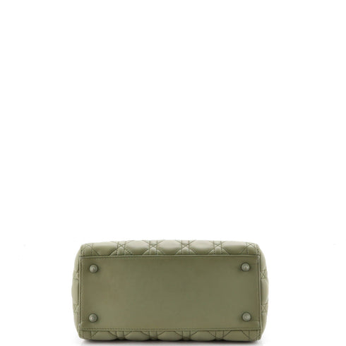 Ultra Matte Lady Dior Bag Cannage Quilt Calfskin Medium