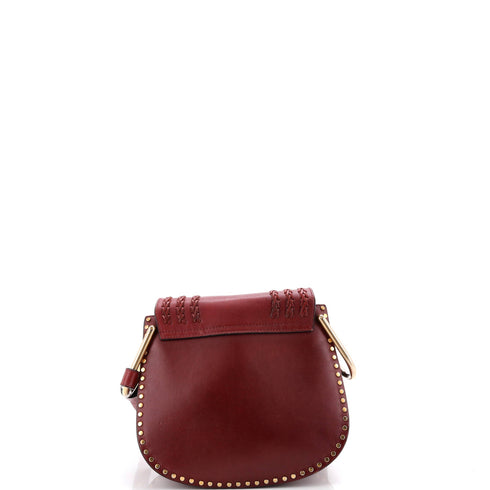 Hudson Handbag Whipstitch Leather Medium