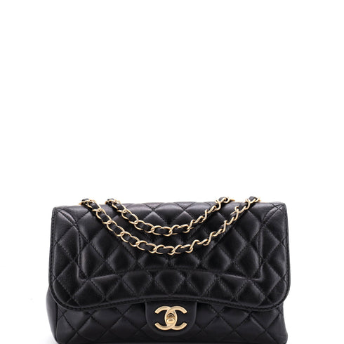 Mademoiselle Chic Flap Bag Quilted Lambskin Medium