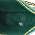 Double Symbole Triangle Bag Leather and Jacquard Mini