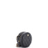 Round Clutch with Chain Quilted Caviar Mini