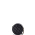 Round Clutch with Chain Quilted Caviar Mini