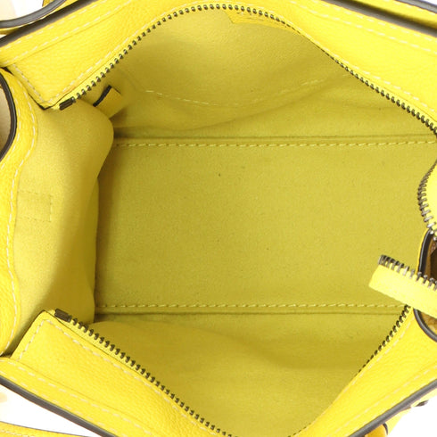 Luggage Bag Grainy Leather Nano
