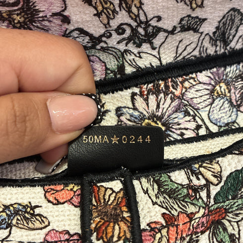 Saddle Bag Logo Embroidered Canvas Medium