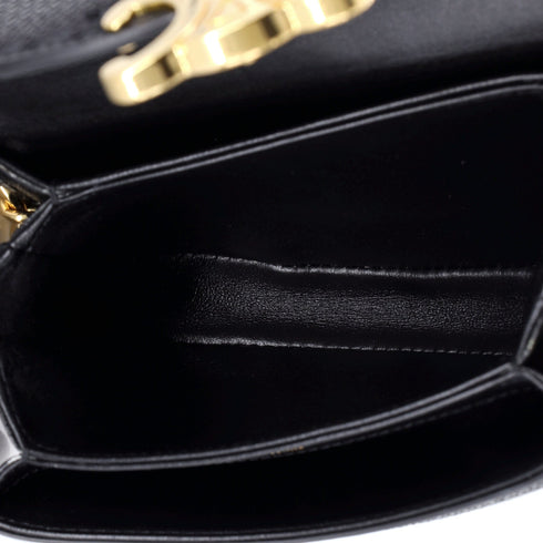 Triomphe Besace Clea Chain Flap Bag Sequins