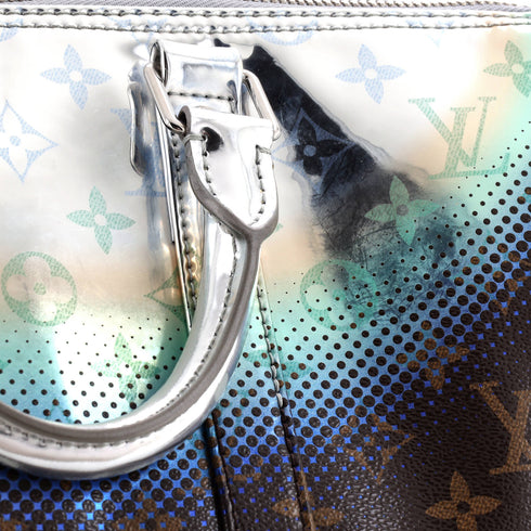 Keepall Bandouliere Bag Limited Edition Metallic Nebula Monogram Canvas 35