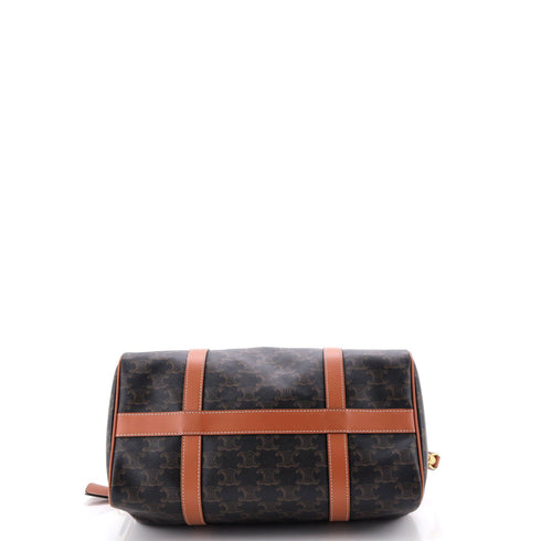 Boston Bag Triomphe Coated Canvas Large