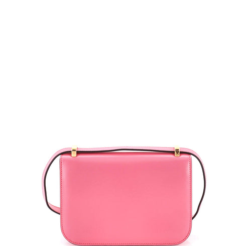 Embleme Triangle Logo Flap Bag Soft Calfskin Small