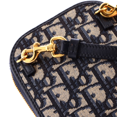 30 Montaigne Phone Holder on Chain Oblique Canvas