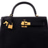 Kelly Handbag Noir Togo with Gold Hardware 28