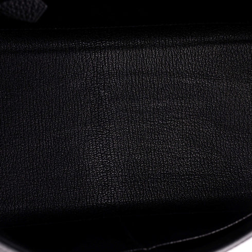 Kelly Handbag Noir Togo with Gold Hardware 28