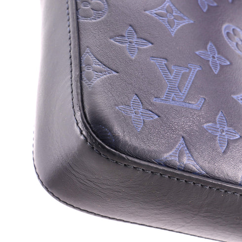 Duo Messenger Bag Monogram Shadow Leather