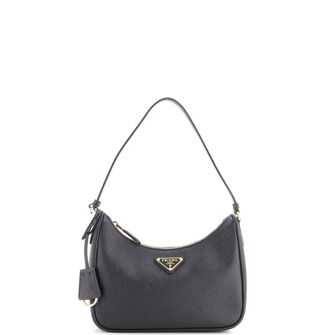Re-Edition 2005 Hobo Saffiano Leather Mini