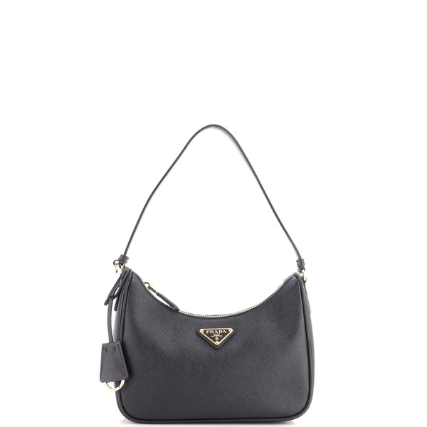 Re-Edition 2005 Hobo Saffiano Leather Mini
