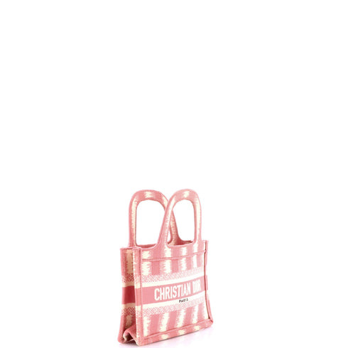 Book Tote Embroidered Canvas Mini