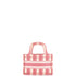 Book Tote Embroidered Canvas Mini