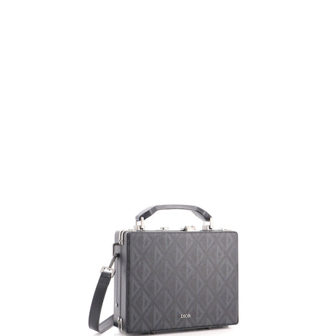 Lock Convertible Briefcase CD Diamond Coated Canvas Mini