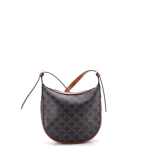 Heloise Bag Triomphe Coated Canvas Small