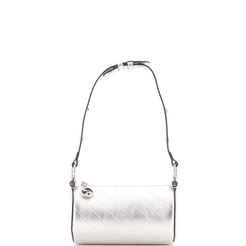 Blondie Shoulder Bag Diagonal Quilted Leather Mini